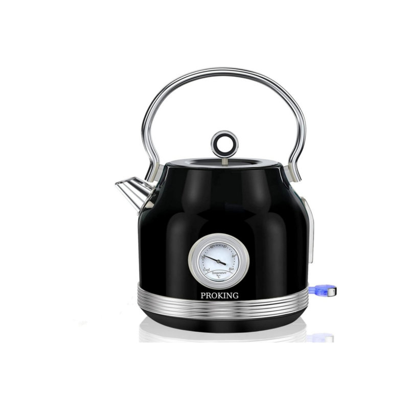 1.7l Stainless Steel Electric Kettle, Black
