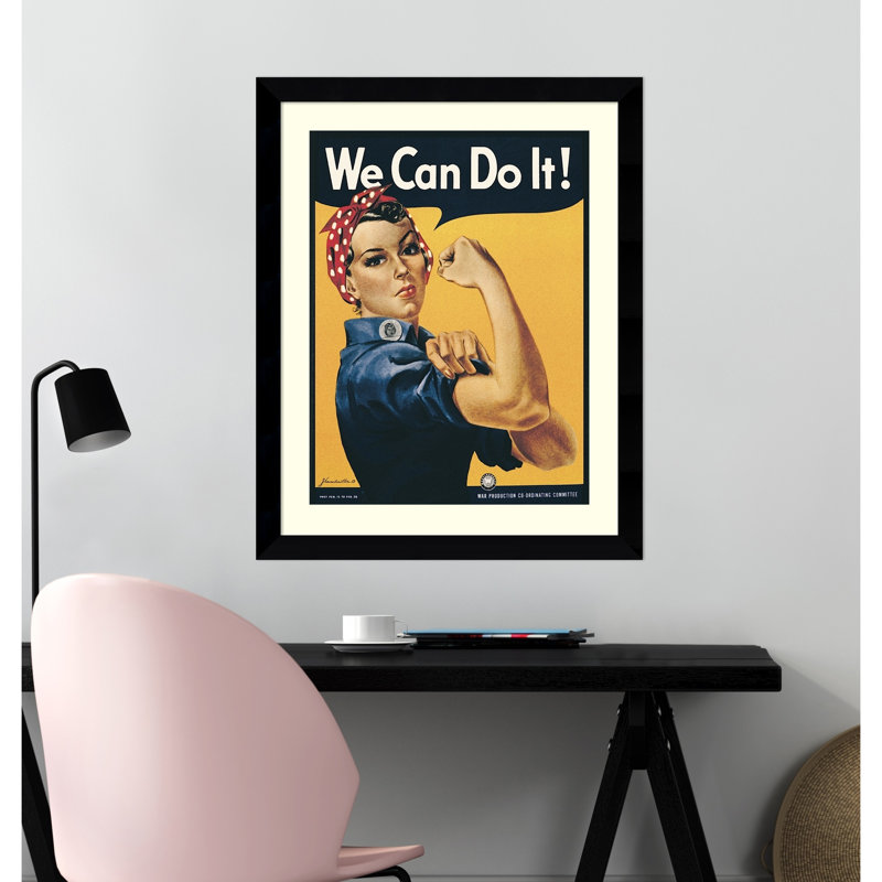 « rosie the riveter ( "nous pouvons faire ! »)» par howard miller annonces de cadres photo