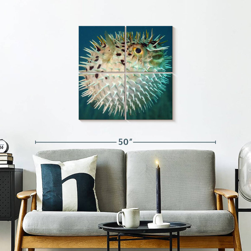 Brampt Puffer Fish, 26" H x 26" W