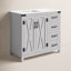 Ensemble de meuble-lavabo simple 36 po Slayton-207415413