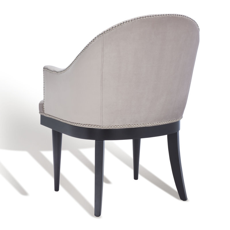 Maynard Upholstered Arm Chair, Almond