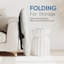 Folding Upholstered Saucer Chair-2127037659