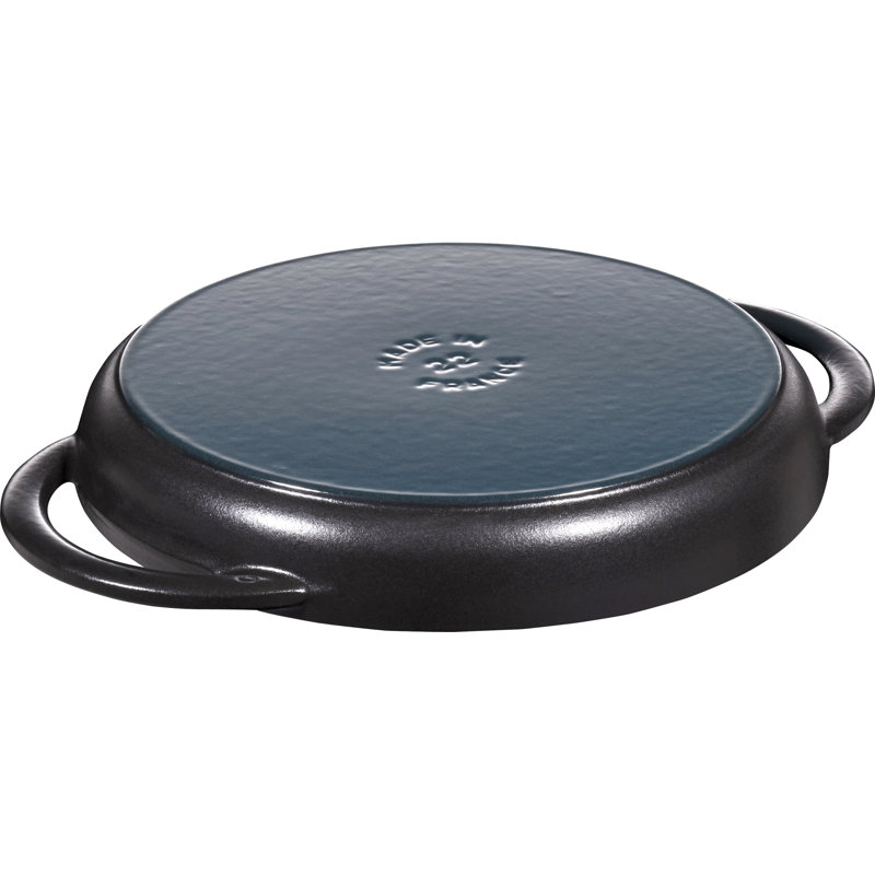 STAUB Cast Iron Pure Grill, 23cm, Black