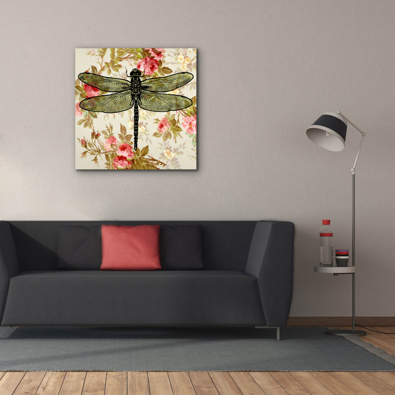 «Dragonfly Papier peint carré» par Dean Russo