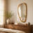 Irregular Accent Solid Wood Wall Mirror-1112668568-1112668571