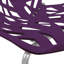 Chaise d'appoint avec pieds chromés-1350480385
