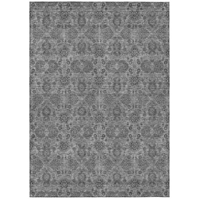 Naadiya Washable Floral Indoor / Outdoor Rug