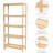 23.6'' W Bamboo / Rattan Shelving Unit