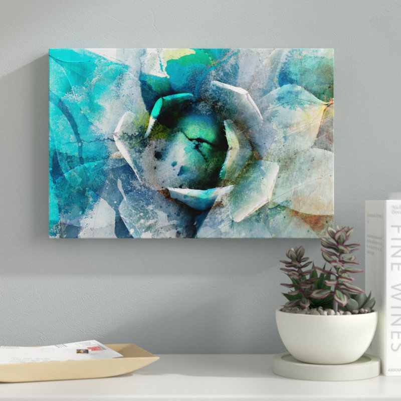 Agave Abstract I by Sisa Jasper - Photograph Print, 30cm H x 46cm W, Black Floater Framed