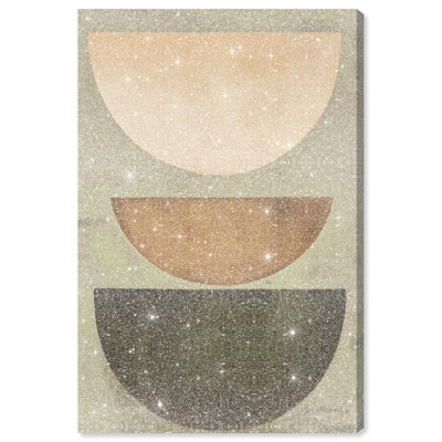 Sun-Kissed Minimalism III Canvas Abstract Print by Oliver Gal, Black Frame, 10 x 15