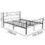 Metal Bed Black-69775855