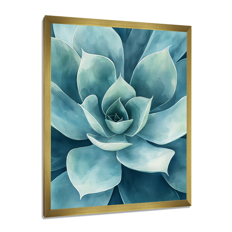 Lewisville - impressions murales florales, H 40 po x l 30 po, Picture Framed, Or