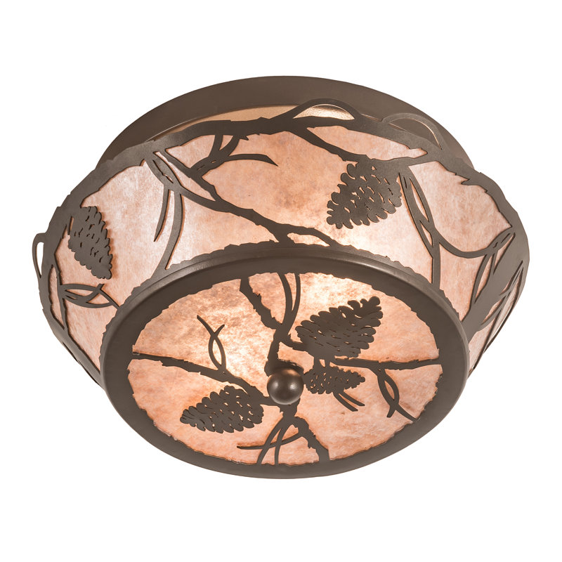 2 - Light Semi Flush Mount