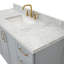 Meuble-lavabo simple 55 po en bois massif gris Frawley avec plateau en marbre de Carrare 1,5 po-1413195298-1446251538