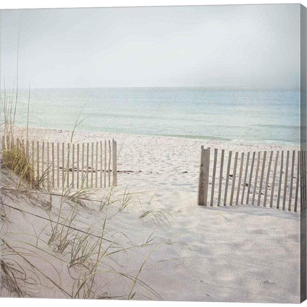 Highland Dunes Beach Fence By Pela Studio, Canvas Wall Art | Wayfair
