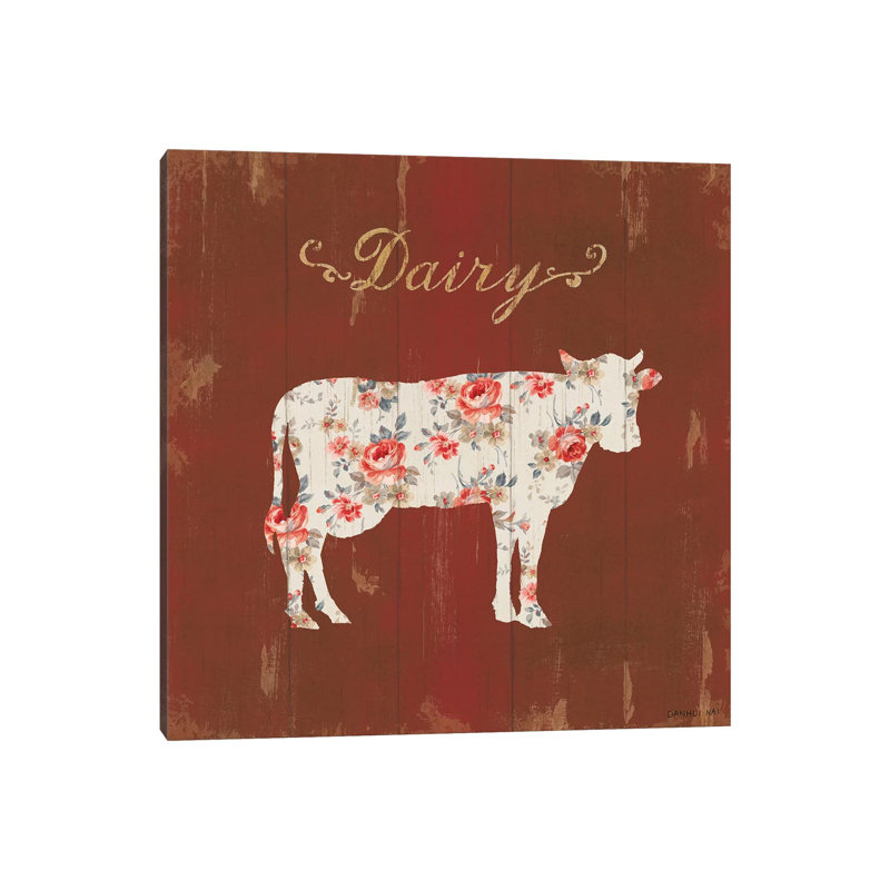 «Farm Patchwork IX» par Danhui Nai - impression d'art graphique, H 12 po x l 12 po x P 1,5 po, Toile tendue, Aucun mat