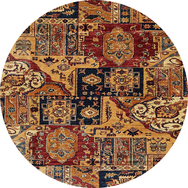 Tapis abstrait moderne 660, Rond 3 pi