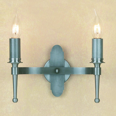 Haysi Steel Candle Wall Light