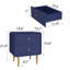  Table de chevet moderne l 19,6 po (ensemble de 2)-697422398-675309482