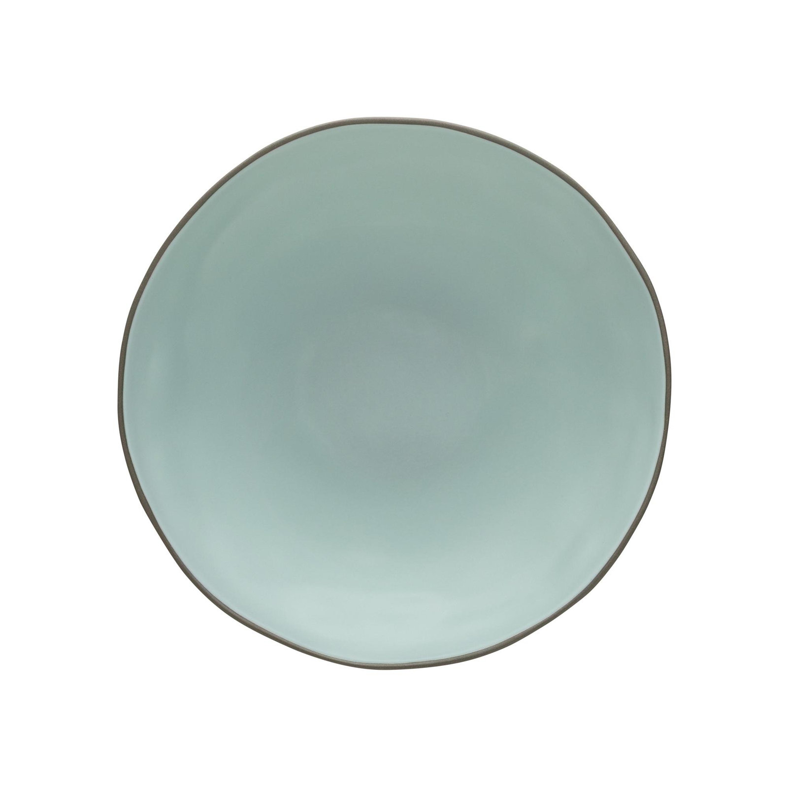 Stacked Organic Serving Bowl, Sky Blue