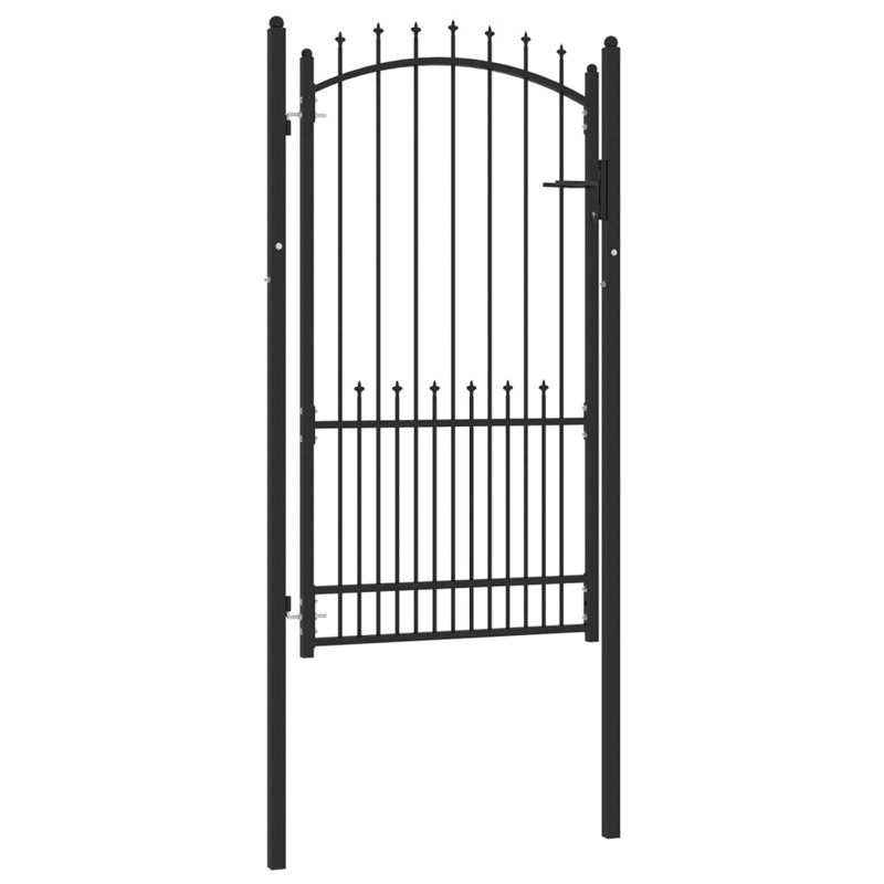 Netawaka Metal Gate, Black, 150cm H x 102cm W