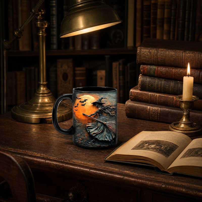 Tasse à café de sorcière d'Halloween