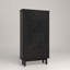 Bibliothèque avec armoire, bibliothèque avec portes et miel