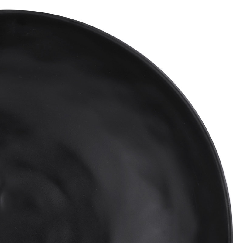 Elite Global Solutions Zen Melamine Serving Bowl, Black