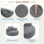 Fauteuil d'appoint pivotant surdimensionné-646453267-646454221