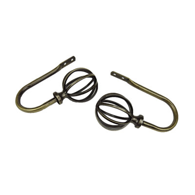 Alizeah Steel Adjustable Curtain Holdback