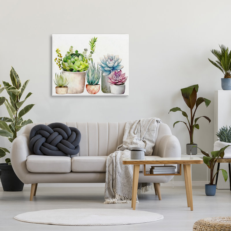 "Au-769-Canvas, plantes grasses, nature florale sur toile" par Ziwei Li, impression, H 30 po x l 40 po x P 1,5 po