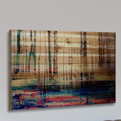 Shaded Colors by Parvez Taj - Print on Wood