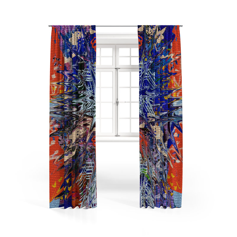 Semi Sheer Curtain, 20" W x 52" L