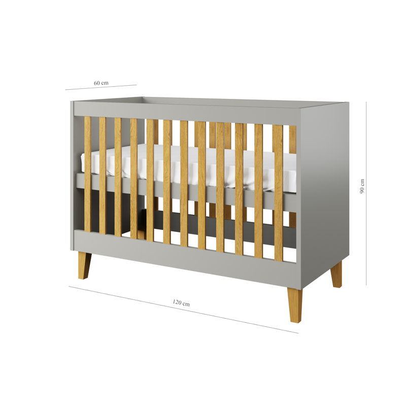 Dekalb Cot Bed, Grey