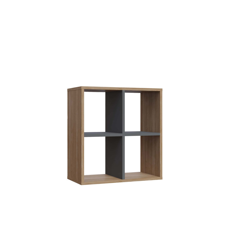End Table, Oak/Anthracite