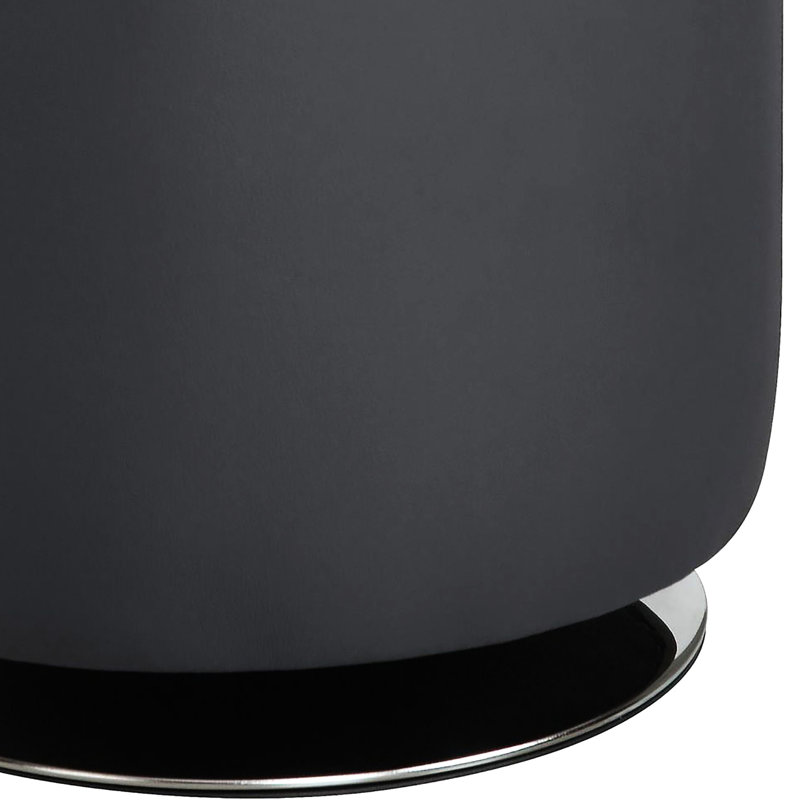 Cuir gris contemporain avec fonction pivotante et design pour une utilisation confortable