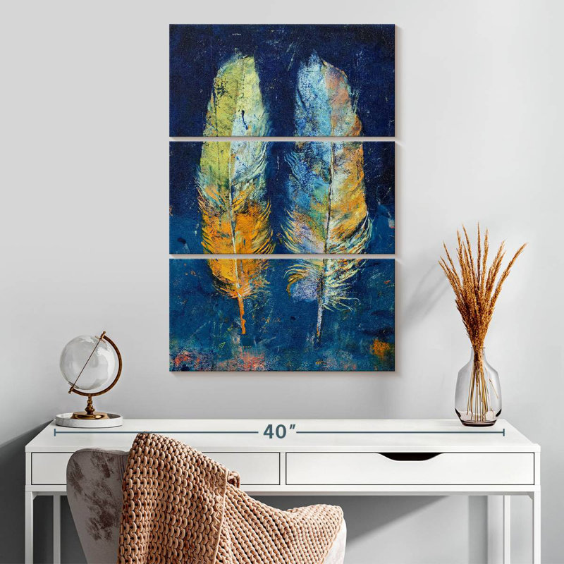 Kerner Feathers Duo, 32" H x 20" W