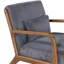 Chaises d'appoint rembourrées en velours côtelé Mid Century-1715184135