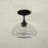 Lani Glass Semi Flush Mount-1534766986