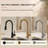 Pull-Down Single Handle Kitchen Faucet with Dual Function-132999114