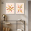 «Whimsical Floral Harmony», ensemble de décorations murales imprimées en acrylique encadrées par Art Remedy, cadre blanc, 20 x 24-1263045049-1263045053