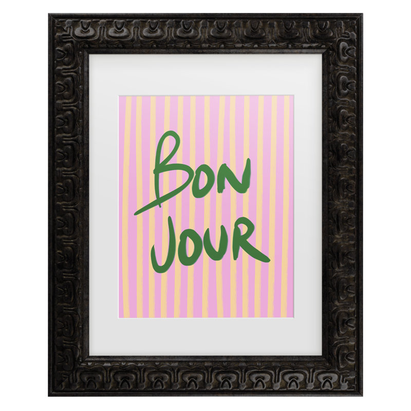 Grace, art numérique Bonjourgy Ratioiso, H 14,5 po x l 17,5 po, Encadrement gris foncé