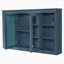 Armoire de salle de bain à miroir avec tablette réglable et tablettes ouvertes, armoire de rangement murale pour salle de bain-1782173432