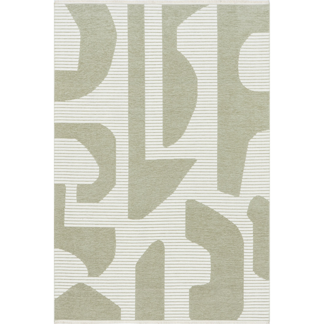 Modern Abstract Reversible Machine Washable Area Rug George Oliver Rug 