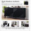 Console multifonctionnelle de style rétro avec tablette de rangement réglable, parfaite pour les vestibules et les salons