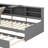 Practical Platform Bed With Pull Out Trundle Shelving Units And Storage Headboard-272609796