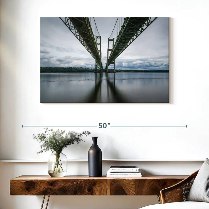 Lilie Under Tacoma Narrows Bridge, 26" H x 39" W
