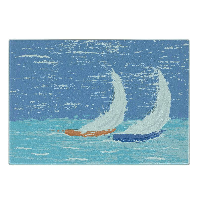 Planche à découper en verre trempé Ambesonne