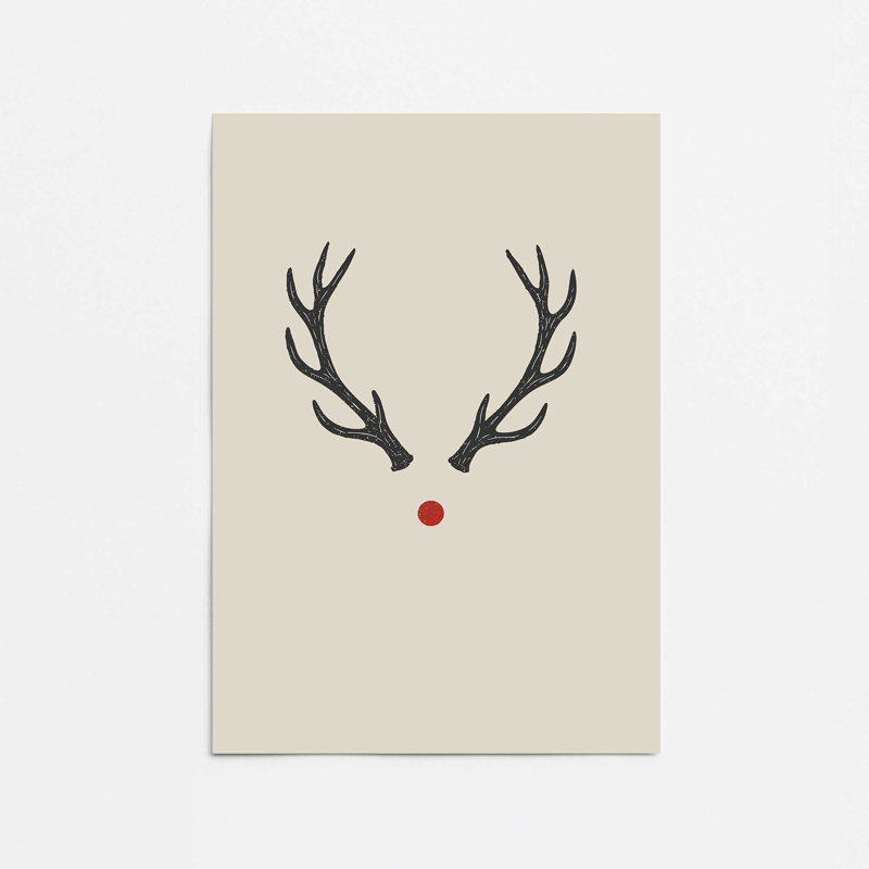 Reproduction d'art «Red Nose», 16 po x 20 po, Sans cadre