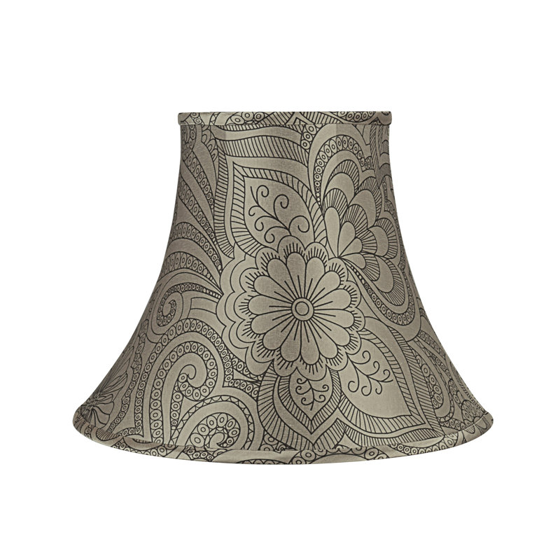 11'' H Linen Bell Lamp Shade, Taupe